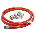 Kit raccordement de gaz ? avec tuyau 150 cm et pressostat 50 mbar ? pour pression constante des bouteilles ...