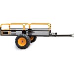 Wiltec remorque basculante ? 2100 x 1200 x 70 mm ? capacit� 450 kg ? en acier ? avec grille et parois ...