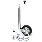 Wiltec roue jockey pour remorque ? 840 x 260 x 48 mm ? charge max. 362 kg ? en acier galvanis� ? avec ...