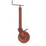 Wiltec - roue jockey de remorque semi - automatique ? capacit� de charge max. 1000 kg ? avec pneu plein ...