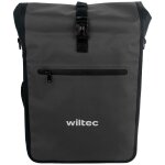 Wiltec sacoche étanche pour porte - bagages noire ? capacité de 22 l ? en pvc ? pour vélos et vélos électrique ... Wiltec sacoche étanche pour porte - bagages noire ? capacité de 22 l ? en pvc ? pour vélos et vélos électrique ...