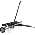 Wiltec - scarificateur trainé largeur de travail 100cm ressorts en acier 16, 5 cm hauteur réglable 18 ... Wiltec - scarificateur trainé largeur de travail 100cm ressorts en acier 16, 5 cm hauteur réglable 18 ...
