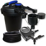 Wiltec - sunsun kit complet: cpf - 250 filtre de bassin à pression jusqu'à 10000 l avec 11w lampe uv, ... Wiltec - sunsun kit complet: cpf - 250 filtre de bassin à pression jusqu'à 10000 l avec 11w lampe uv, ...