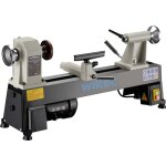 Tour  bois d'tabli 370w rglable 600 - 2800 tr / min, porte - outil usinage de bois haute qualit, ...