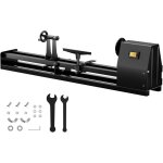 Wiltec tour � bois d?�tabli 550w r�glable 650 - 3800 tr / min, porte - outil usinage de bois haute qualit�, ...