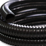 Tuyau d'aspiration noir ? 0, 5 m / � 25 mm (1') / 180 g / m ? avec spirale de renforcement ? tube souple ...