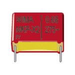 Wima mkp 10 1uf 10% 250v rm22, 5 1 pc(s) condensateur � film mkp sortie radiale 1 �f 250 v / dc 10 % ...