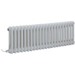 Hudson reed - windsor - radiateur lectrique style fonte rtro horizontal double rang avec thermostat ...