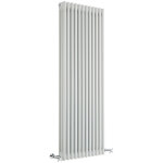 Hudson reed - windsor - radiateur rtro vertical blanc  colonnes 3 x 12 - 2060 watts - 150 x 56cm