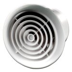 Winflex ventilation - arateur extracteur d'air pf 125 - chrome - 125mm