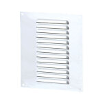 Winflex ventilation - grille a�ration rectangle 150x215mm 59cm2 - alu blanc + anti - insecte - winflex ...