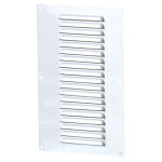 Winflex ventilation - grille a�ration rectangle 150x300mm 81cm2 - alu blanc + anti - insecte - winflex ...