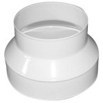 Winflex ventilation - r�ducteur de gaine acier 160 - 150mn , conduit de ventilation