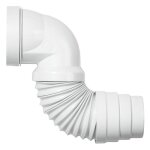Wirquin - pipe wc coud�e extensible, � coller pour �vacuation toilette 70718813, blanc