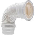 Wirquin - pipe wc soupless flexible, longue ajustement 320  520 mm,  coller pour vacuation toilette ...