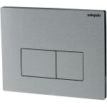 Wirquin - plaque de commande � �conomie d'eau pour wc suspendu design en aluminium bross� 55720351, gris ...