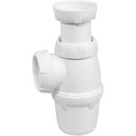 Wirquin - siphon d'vier classique 40 mm rglable en hauteur sp3213, blanc