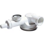 Wirquin - siphon d'�vier espace extra - plat pour �vier 1 bac �40 30720481, blanc