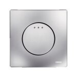 Wisa - plaque de commande frontale quadro enyo en abs chrom� mat, pour wc suspendu