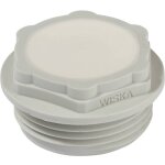 Wiska ems 16 introduction de c�ble � max. des bornes 9 mm epaisseur de plaque (maxi) 9 mm plastique gris ...