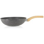 Wok en aluminium 28cm, cannelle
