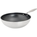 Wok - cosy & trendy - hexapro - acier inoxydable - �24 cm - anti - adh�sive - tous feux dont induction ...