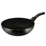 Wok en granit 28 cm berlingerhaus noir argent bh - 1848