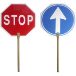 Wolfpack linea profesional poster paletina obra stop - avance 30 x 30 cm.