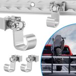 Wolketon 10x single fitting avec crochet pour rail airlin ferrure d'extr�mit� raccord d'extr�mit� rail ...