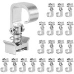 Wolketon 20x single fitting avec crochet pour rail airlin ferrure d'extr�mit� raccord d'extr�mit� rail ...