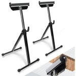 Wolketon 2x support � rouleaux r�glable en hauteur ? tr�teau m�tallique jusqu?� 60 kg, 68 � 108 cm