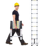 Wolketon 3, 2m echelle t�lescopique portable multifonctions aluminium pliable avec sac de transport et ...