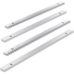 Wolketon 4x 50 cm m�tre de cr�maill�re suppl�mentaire pour portail coulissant cr�maill�res op�rateur ...