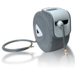 Wolketon enrouleur de tuyau d'air comprim� enrouleur automatique 30m tuyau d'air comprim�, raccord 1 ...