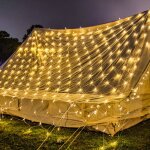 Wolketon filet lumineux � led guirlande lumineuses �clairage de no�l rideau lumineux int�rieur ext�rieur ...