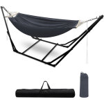 Wolketon hamac avec support pliable ? charge max. 150 kg ? mobilier de terrasse ext�rieur ? support de ...