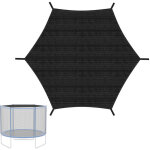 Wolketon housse trampoline 306 cm 10ft, tente pare - soleil oxford imperm�able anti - uv bleu pour 8 ...