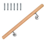 Wolketon main courante h�tre 50cm support de main courante tige de garde - corps avec support coud�