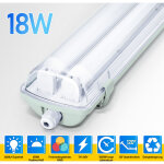 Wolketon r�glette led �tanche pour tube led t8 r�glette lumineuse led ip65 120cm 2 x 18w blanc froid