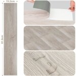 Wolketon sol pvc bois - lames de sol pvc adh�sives - boite de 14 lames vinyle auto - adh�sives - 2 m� ...