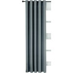 Woltu 1 pièce rideau occultant à ?illets pour fenêtre porte thermique isolant, 135x225cm, gris ardoise ... Woltu 1 pièce rideau occultant à ?illets pour fenêtre porte thermique isolant, 135x225cm, gris ardoise ...