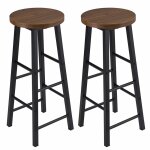 Woltu lot de 2 tabourets de bar / bistrot, tabouret de cuisine, chaise de salle � manger, structure en ...