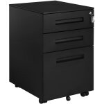 Caisson de bureau en acier et nylon, caisson de rangement avec serrures et roulettes, 39 x 45 x 60 cm, ... Caisson de bureau en acier et nylon, caisson de rangement avec serrures et roulettes, 39 x 45 x 60 cm, ...
