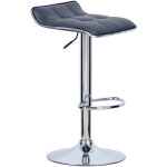 Woltu tabouret de bar en cuir synth�tique, lot de 2, tabouret de bar pivotant, hauteur r�glable, gris ...