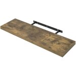 Woltu - tag�re murale, �tag�re suspendue, �tag�re flottante de cd dvd, 80x23x3, 8cm marron rustique, ...