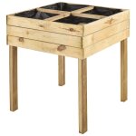 Cerland - carr potager surlev avec feutre gotextile 90l - paprika