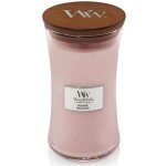 Woodwick bougie parfum�e rose m�che bois 110h