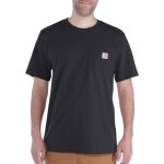 Tee - shirt carhartt poche poitrine - taille m - noir - s1103296001m
