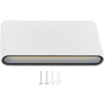 Wosune lampe de jardin, applique murale 12w douceur pour salles � manger pour cours pour cuisines pour ...