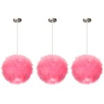 Wottes - lot de 3 lustre suspension moderne suspension luminaire abat - jour en plumes plafonnier lustre ... Wottes - lot de 3 lustre suspension moderne suspension luminaire abat - jour en plumes plafonnier lustre ...